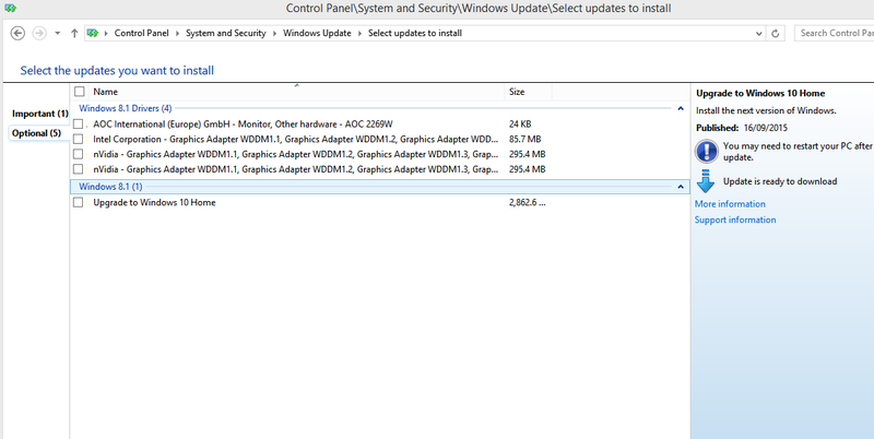 Illustration for article titled Windows 10 becomeing a Recommended update, might possibly install automatically if Automatic Updates are enabled.